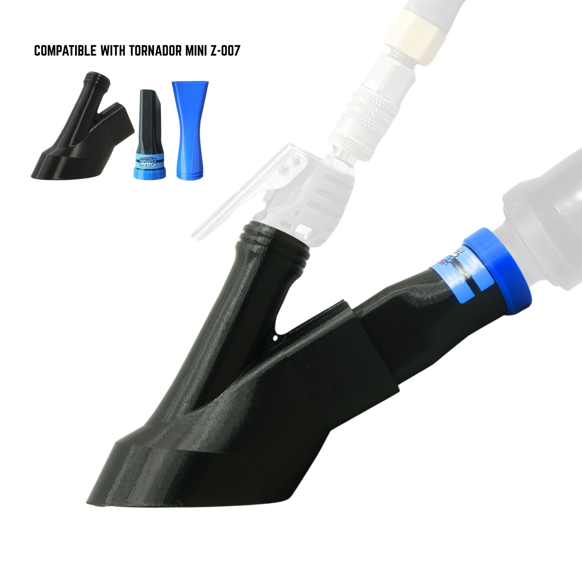 Multi Pack - Crevice Air+Vac Oval Attachment & Air Pulse Crevice Tool Compatible with Tornador Mini