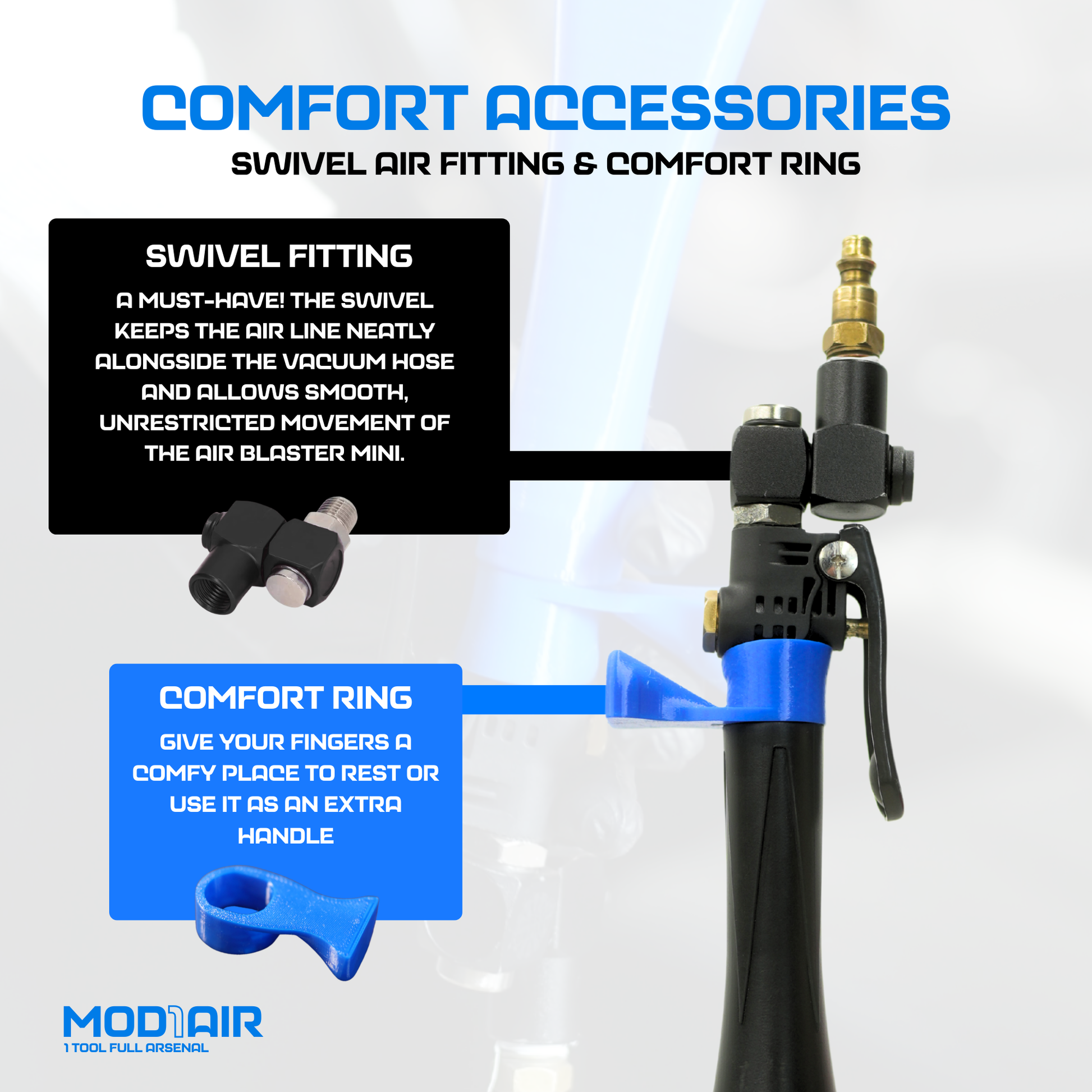 MOD1AIR - Complete Air Tool 7 Piece Modular Detailing Kit