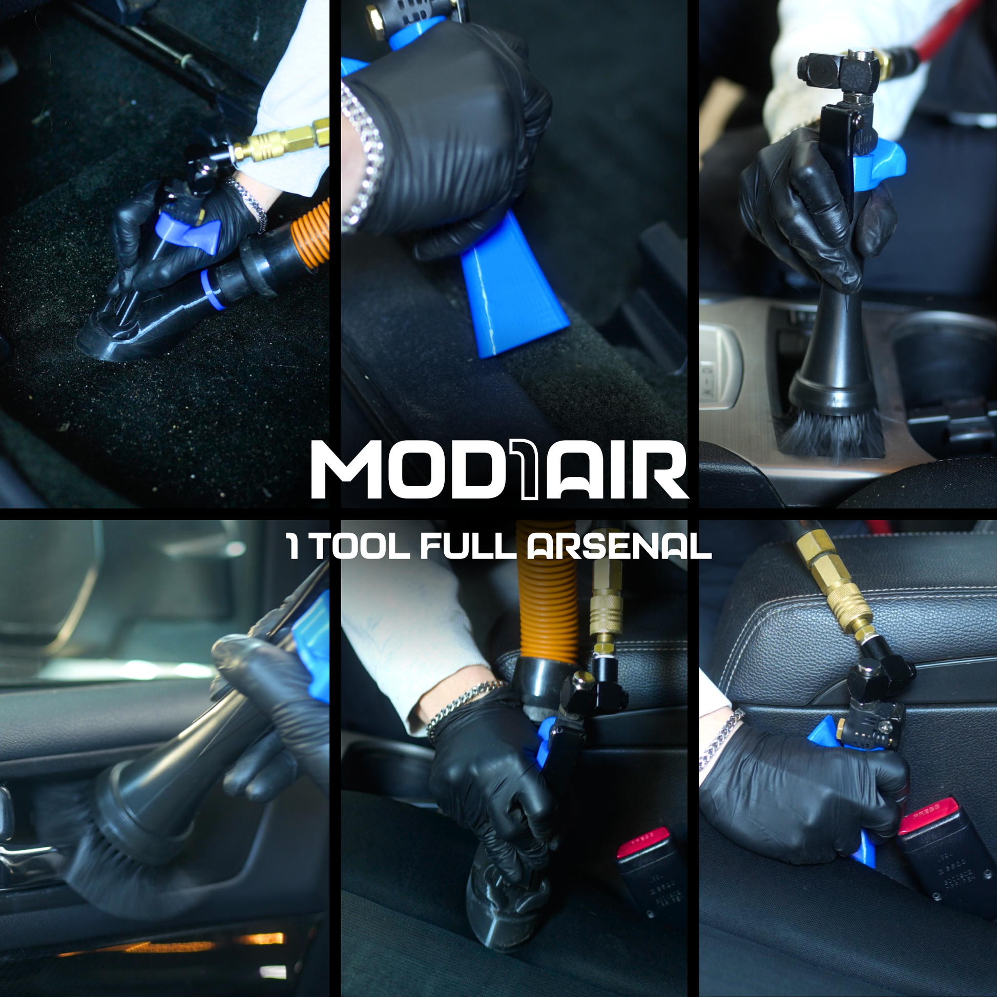 MOD1AIR - Complete Air Tool 7 Piece Modular Detailing Kit