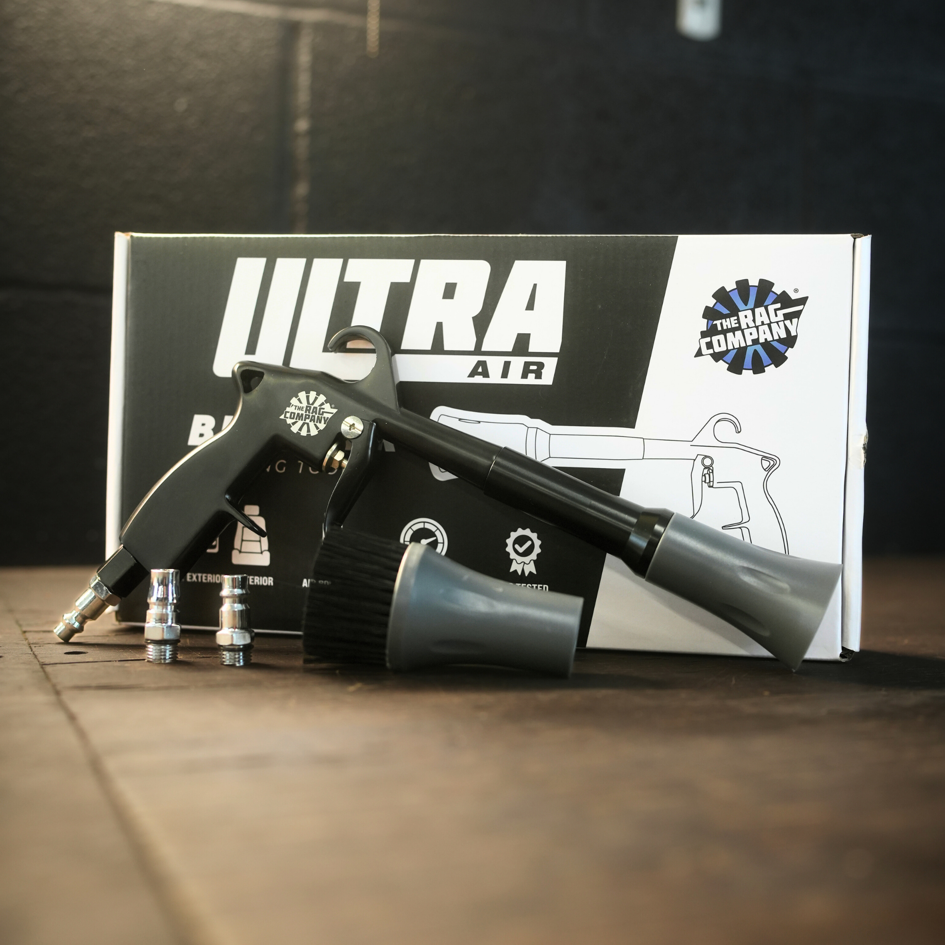 Multi Pack - Air+Vac Oval Attachment & The Rag Company Air Blaster V2