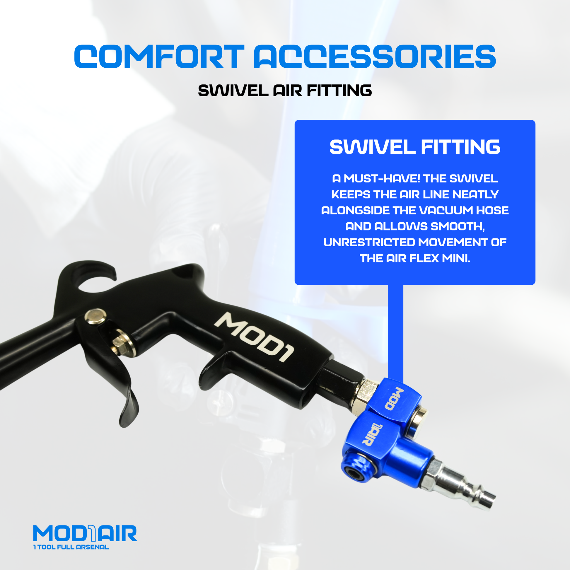 MOD1AIR Complete Full Size Air Tool 6 Piece Modular Detailing Kit