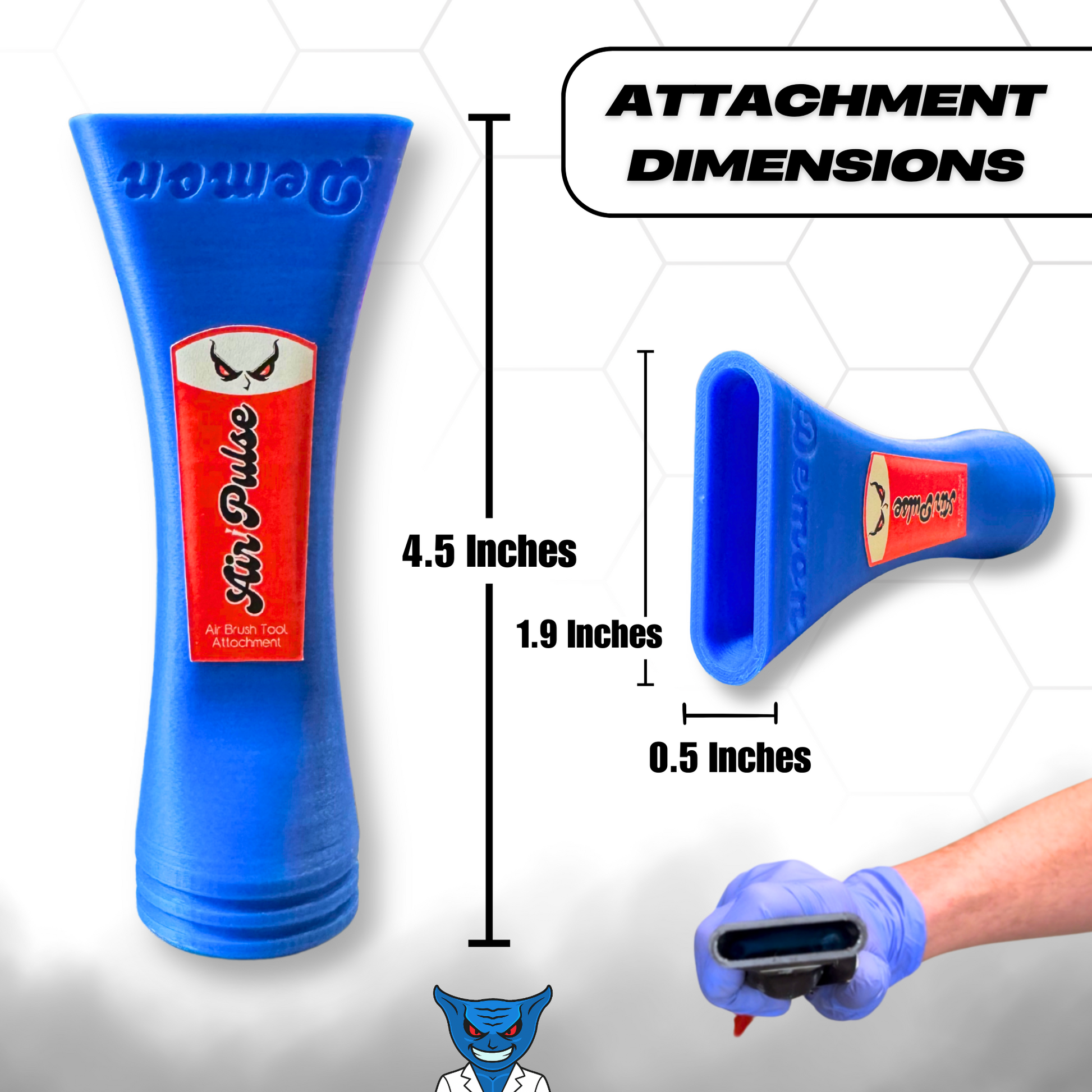 Multi Pack - Air+Vac Attachment & Crevice Air Pulse Attachment for the Tornador Mini Z-007