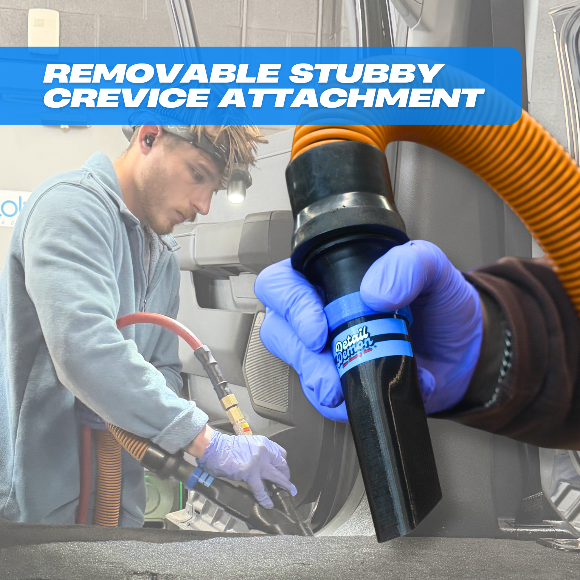 Crevice Air+Vac Oval Attachment compatible with The Rag Company Ultra Air Blaster Mini