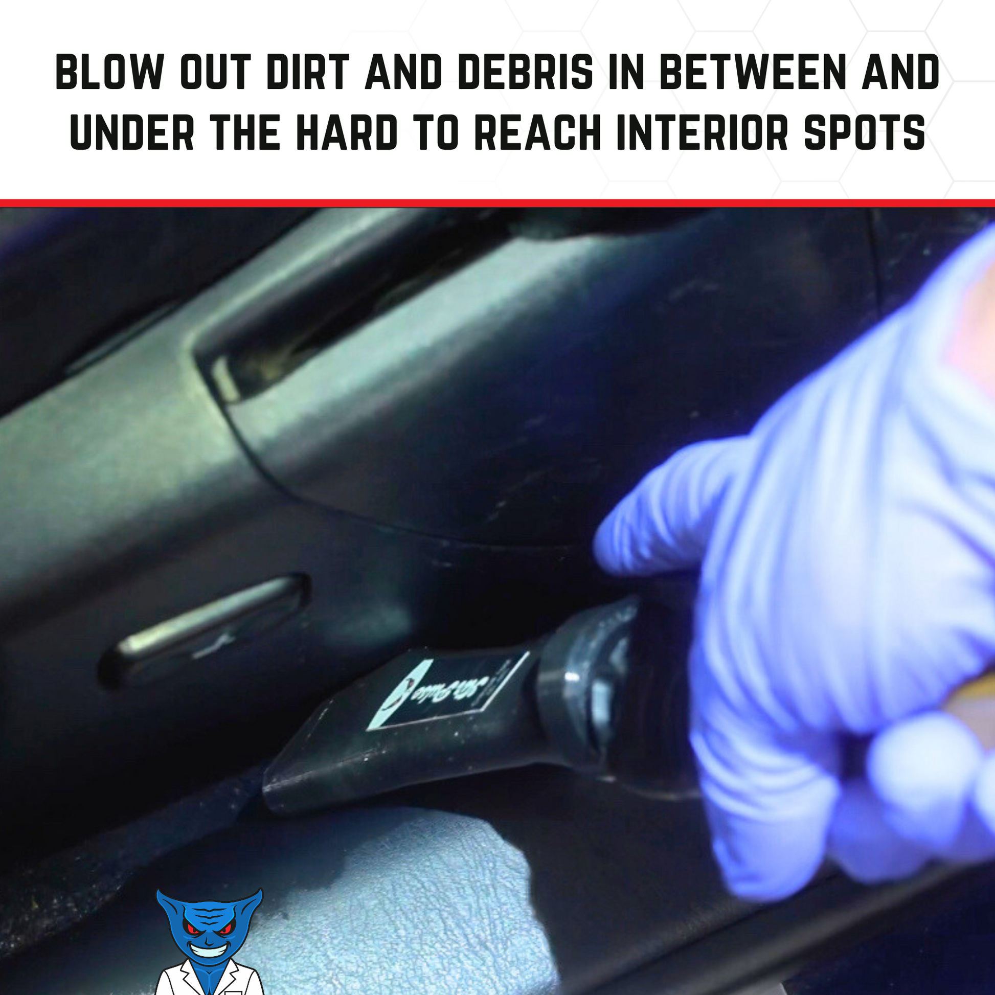 2PK - Detail Demon Air Pulse Crevice Attachment for the Tornador Mini Z-007