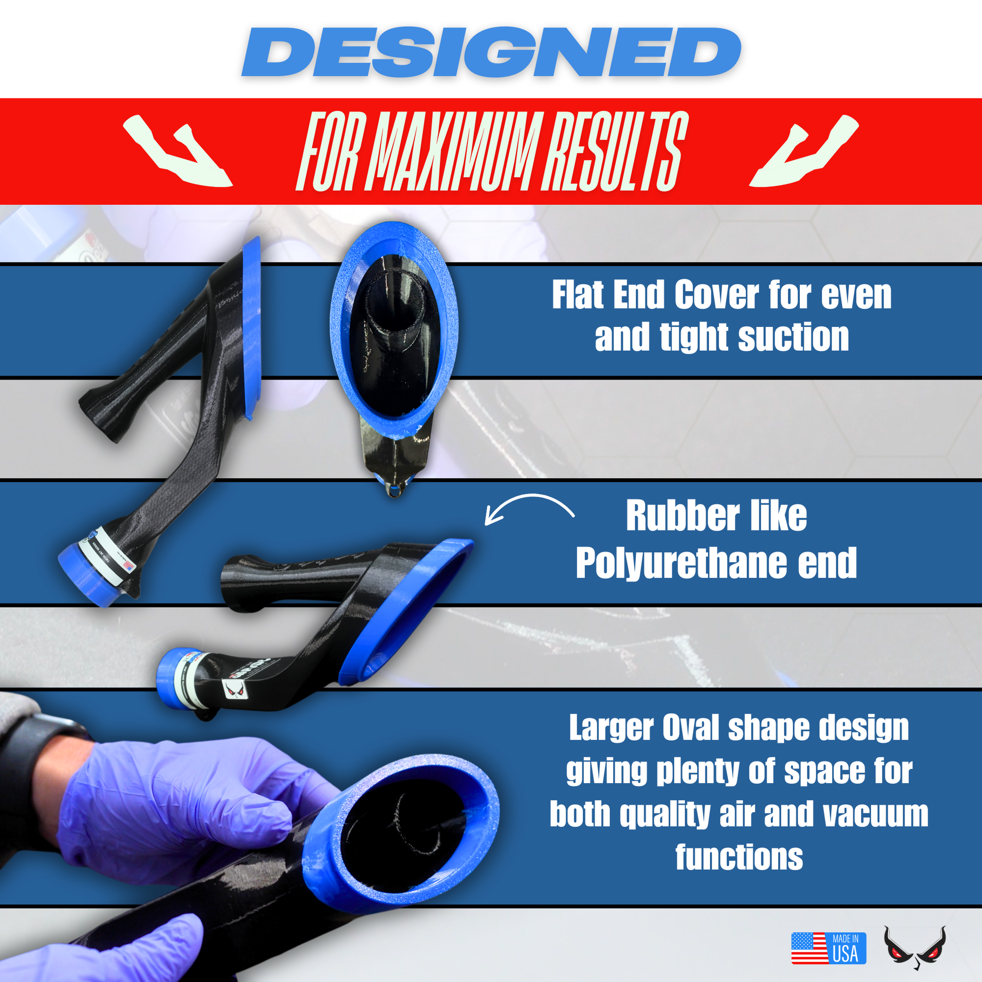 Multi Pack - Air+Vac Attachment & Crevice Air Pulse Attachment for the Tornador Mini Z-007