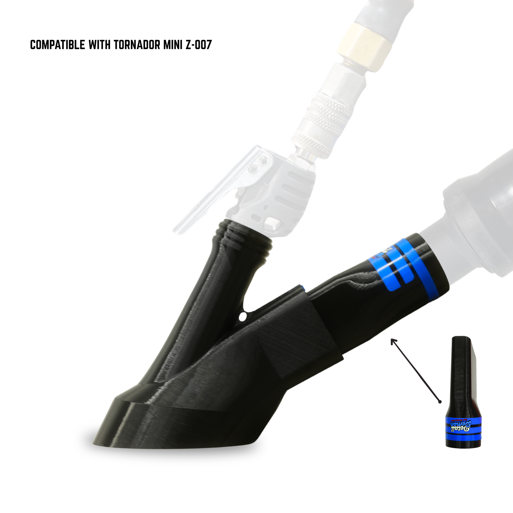 Crevice Air+Vac Oval Attachment Compatible with Tornador Mini