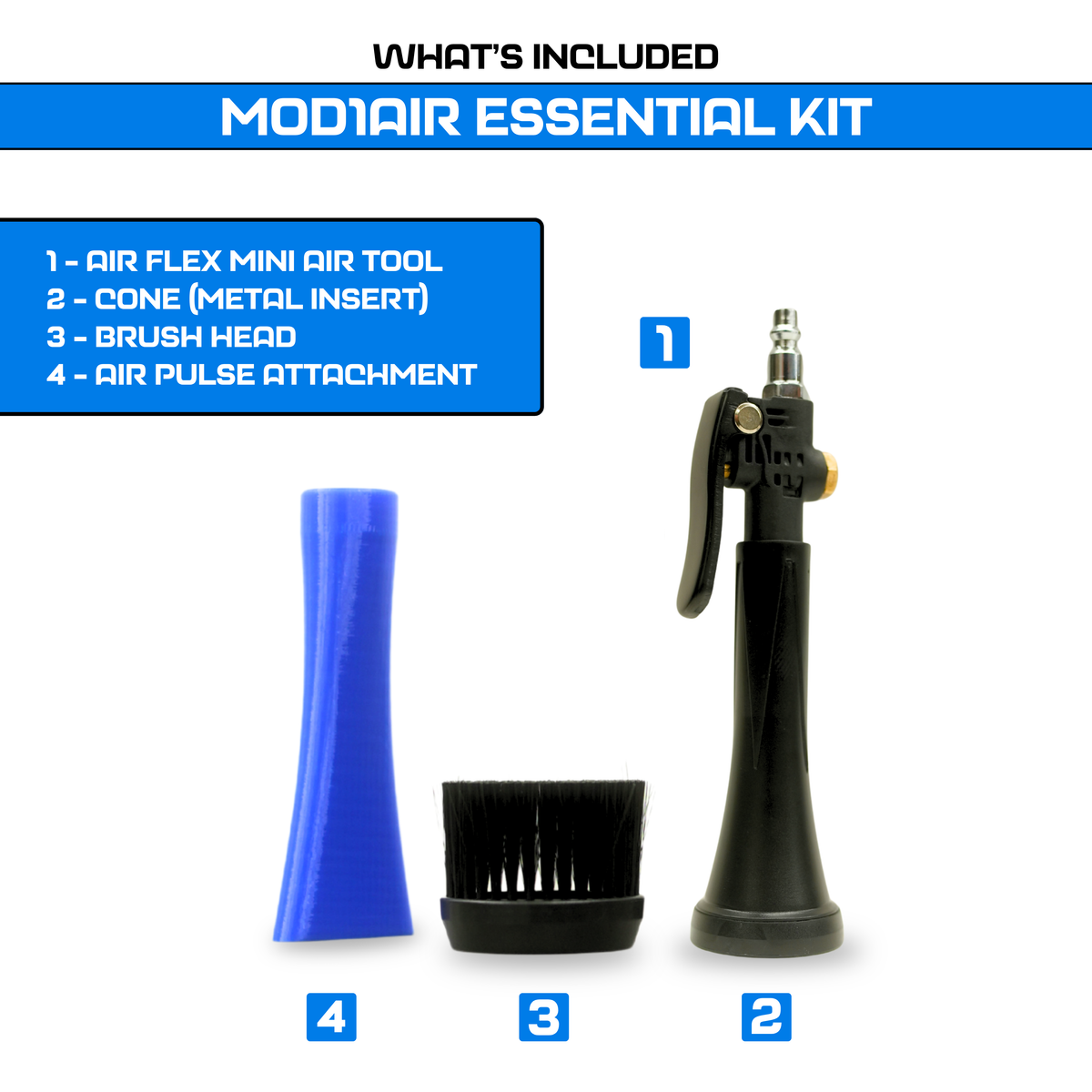 MOD1 Essential Kit - Air Tool Modular Detailing System