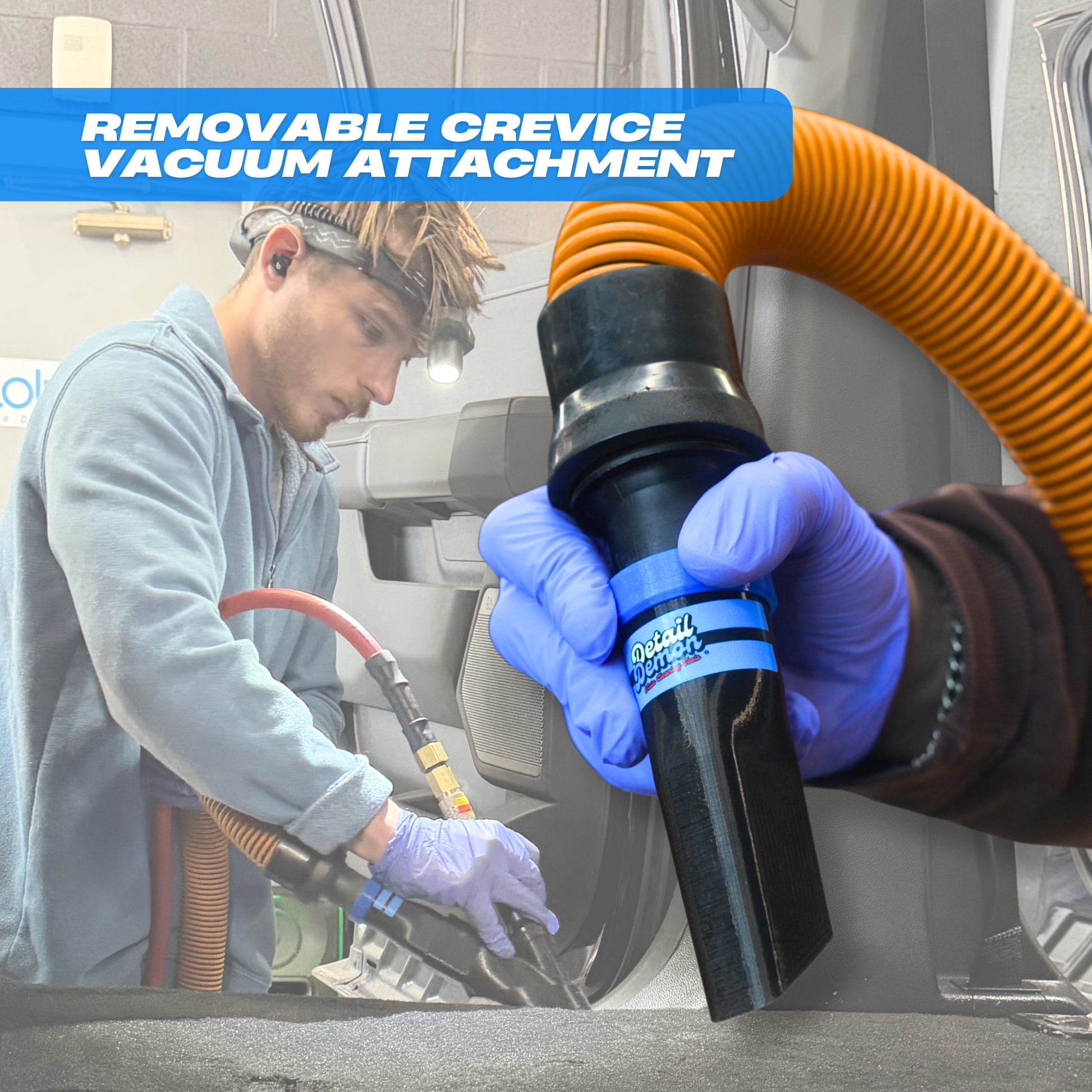 Multi Pack - Crevice Air+Vac Oval Attachment & The Rag Company Air Blaster Mini