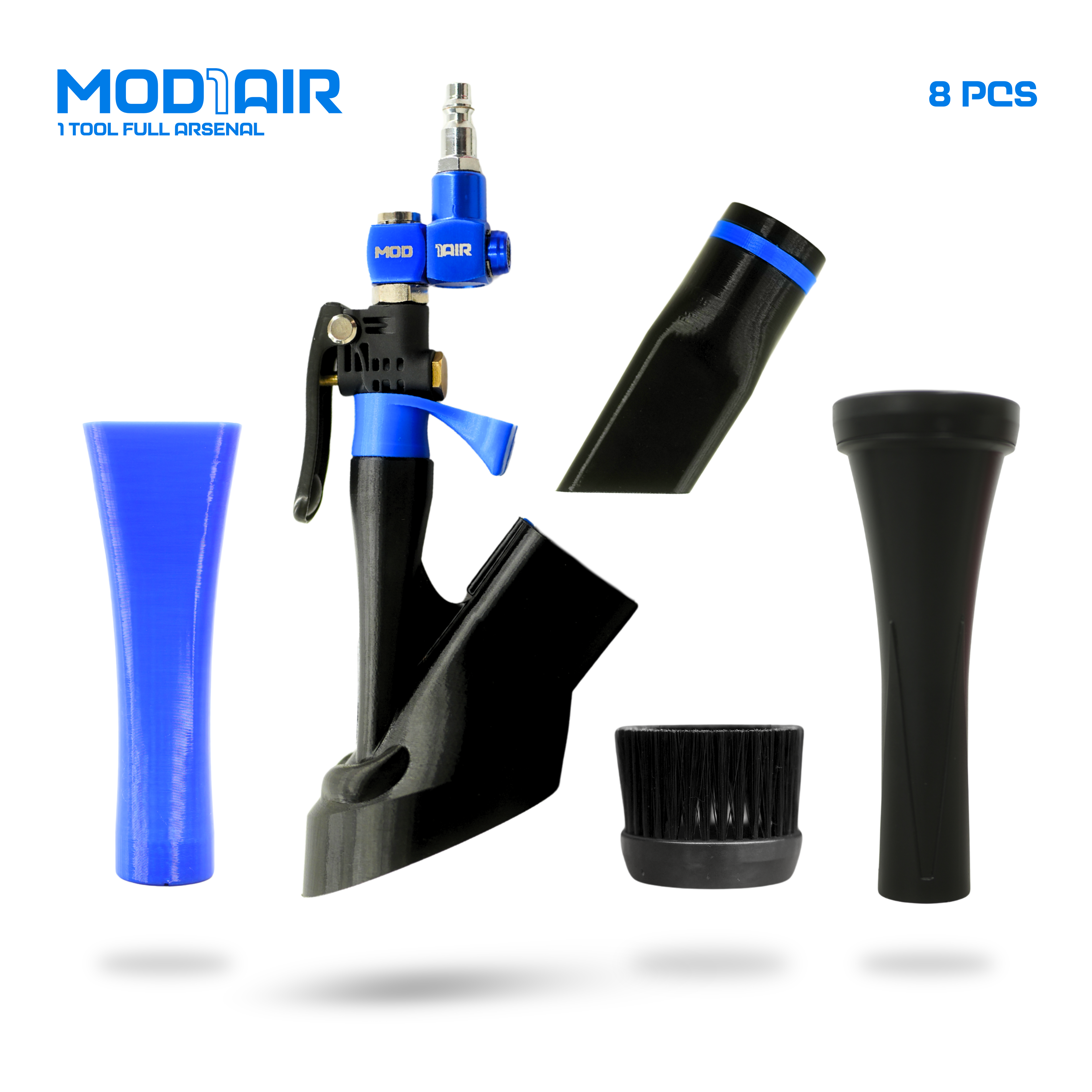 MOD1AIR Complete Air Tool 8 Piece Modular Detailing Kit