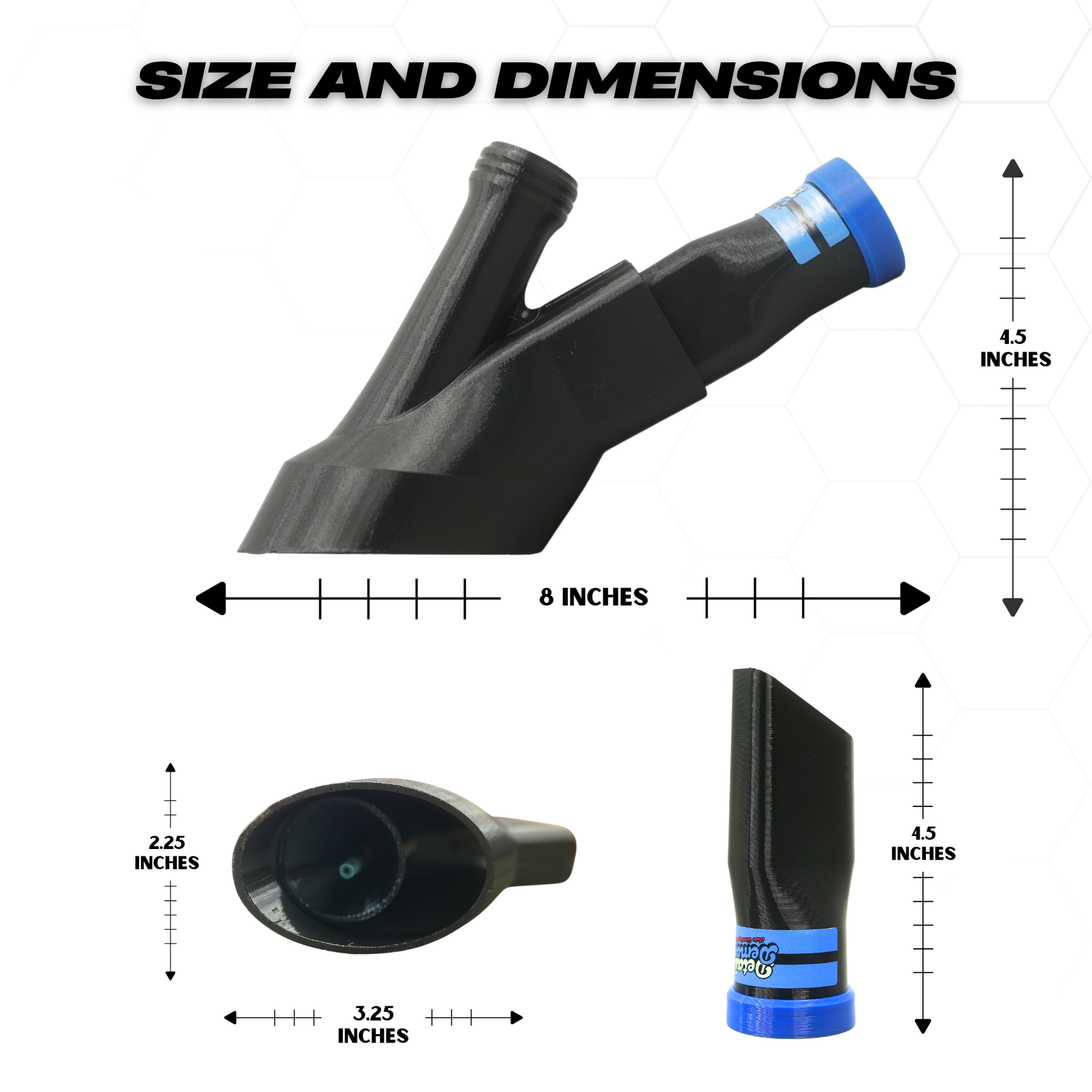 Multi Pack - Crevice Air+Vac Oval Attachment & Air Pulse Crevice Tool Compatible with Tornador Mini