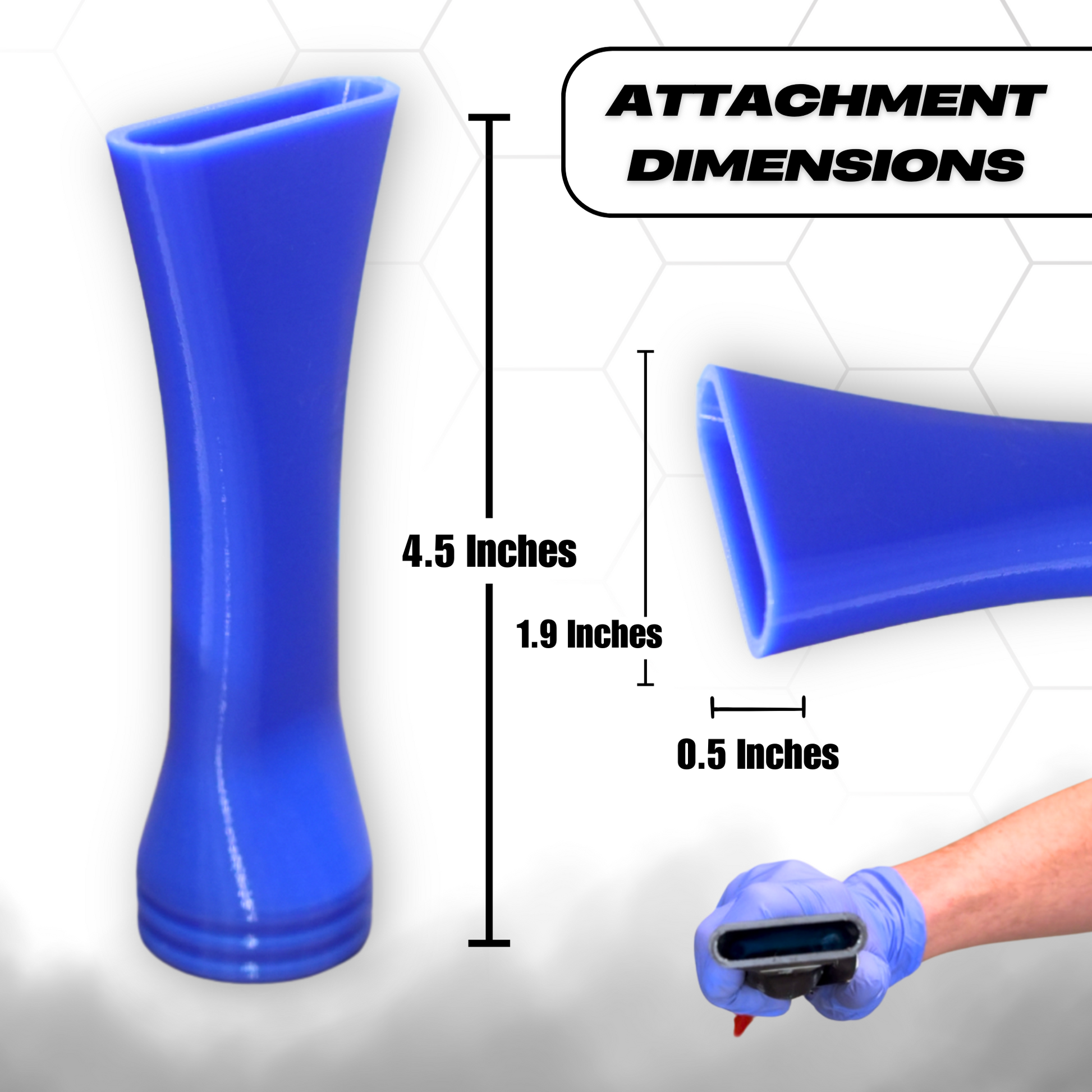 2PK - Detail Demon Air Pulse Crevice Attachment for the Tornador Mini Z-007