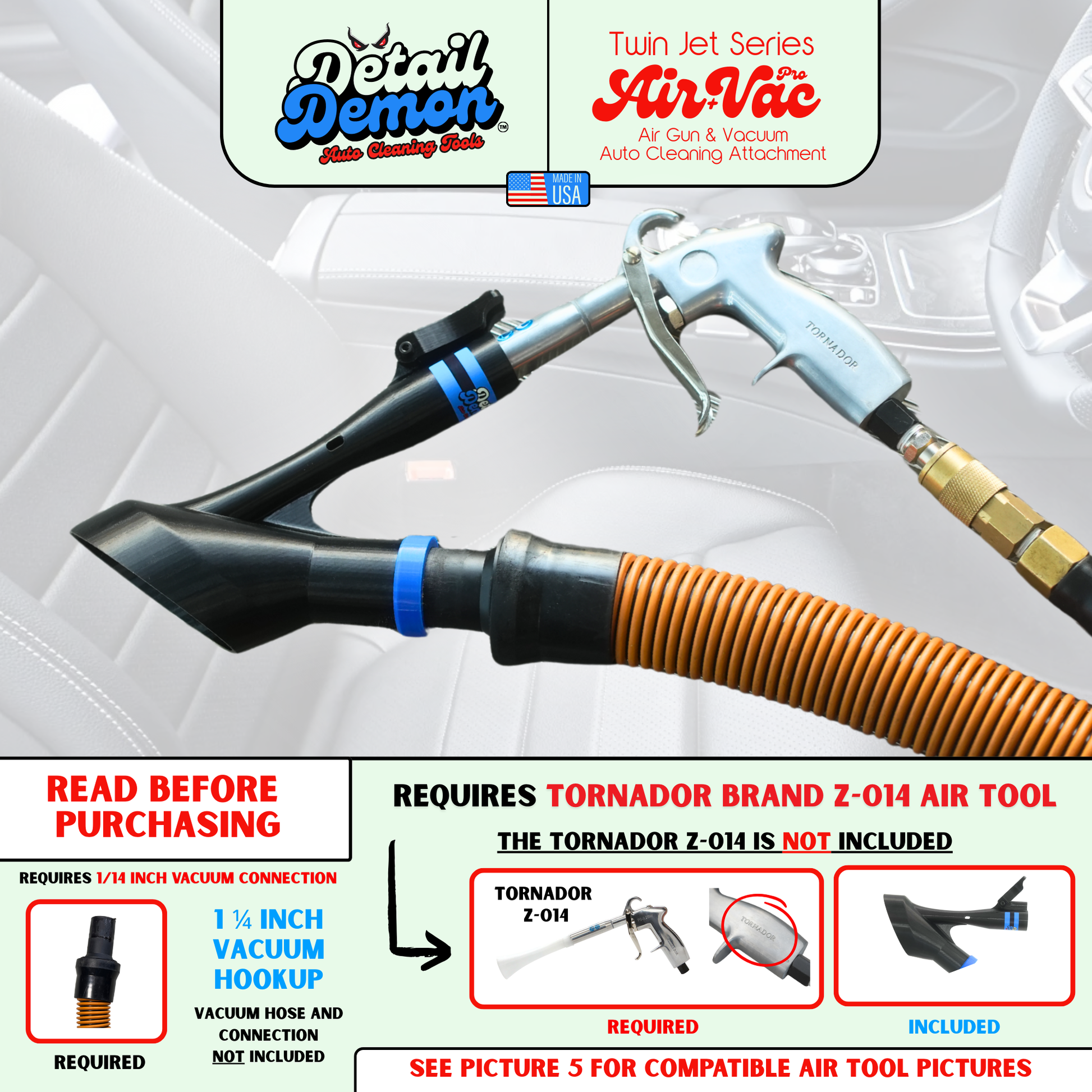 Air+Vac Oval Attachment for the Tornador Z-014